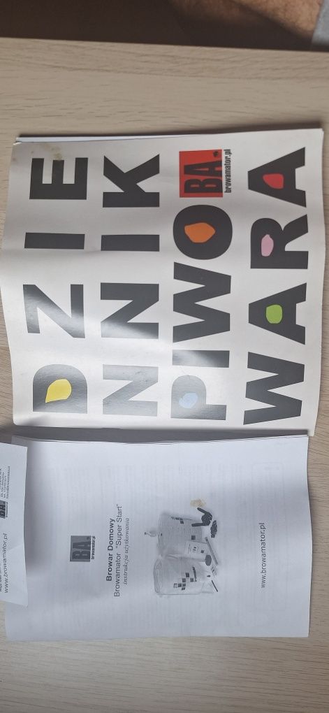 Browar domowy, zestaw piwowarski Browamator