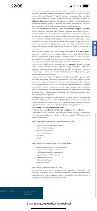 Vibra line platforma wibracyjna profesjonalna jak nowa Polecam