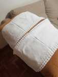 Naprons em linho e crochet