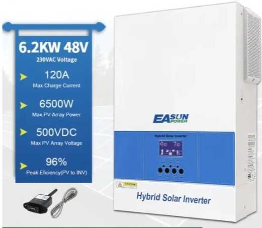 Гібридний сонячний інвертор Easun iSolar-SMG-II-6.2KP 48V WiFi