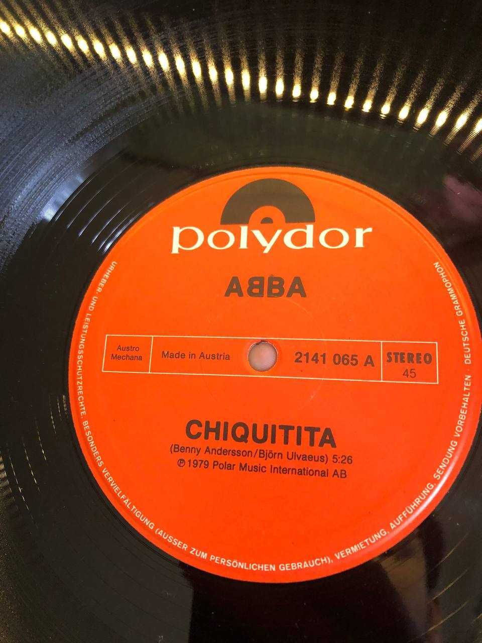 Платівка вінілова ABBA – Chiquitita (рідкісне видання) Maxi-Single