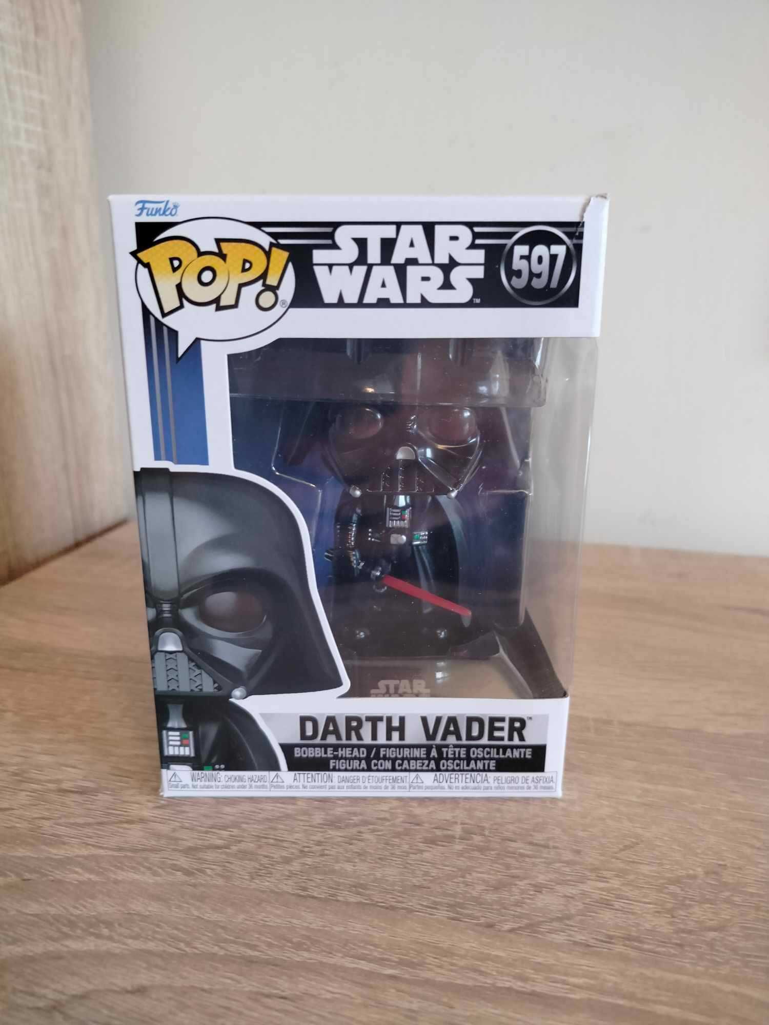 NOWE Funko POP! Star Wars, figurka kolekcjonerska, Darth Vader, 597