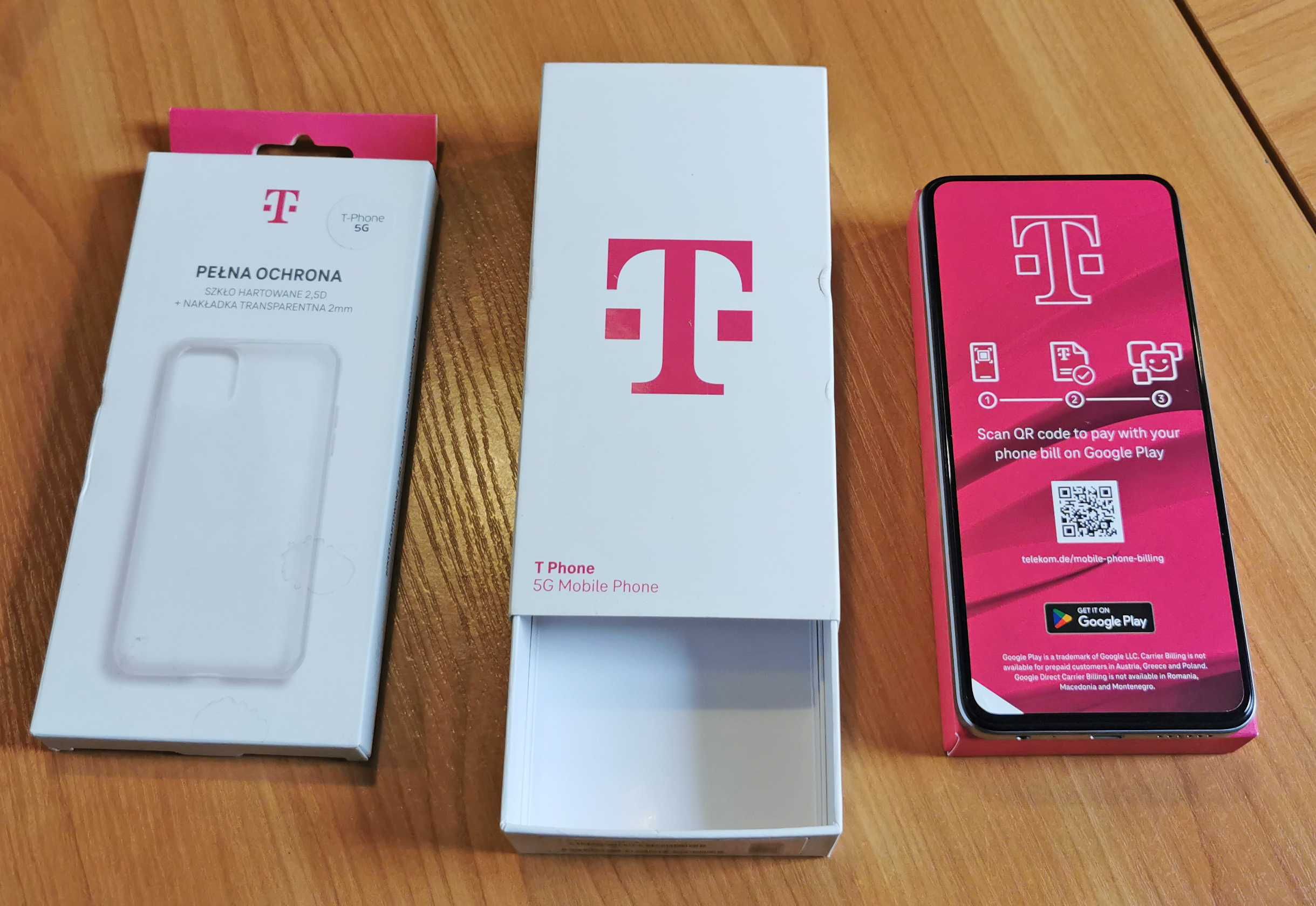 T PHONE (2023) 5G 4/128GB SREBRNY nowy