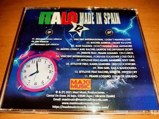 Italo Made In Spain Vol.12 (2 CD) MXCDR151 (SPAIN)