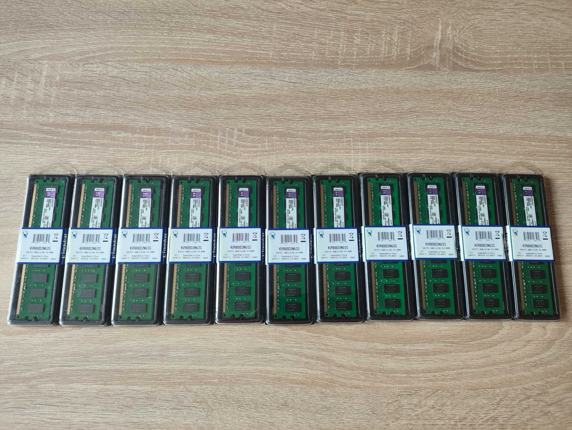 Pamięć RAM Kingston DDR2 2GB KVR800D2N6/2G – dostępnych 7 sztuk