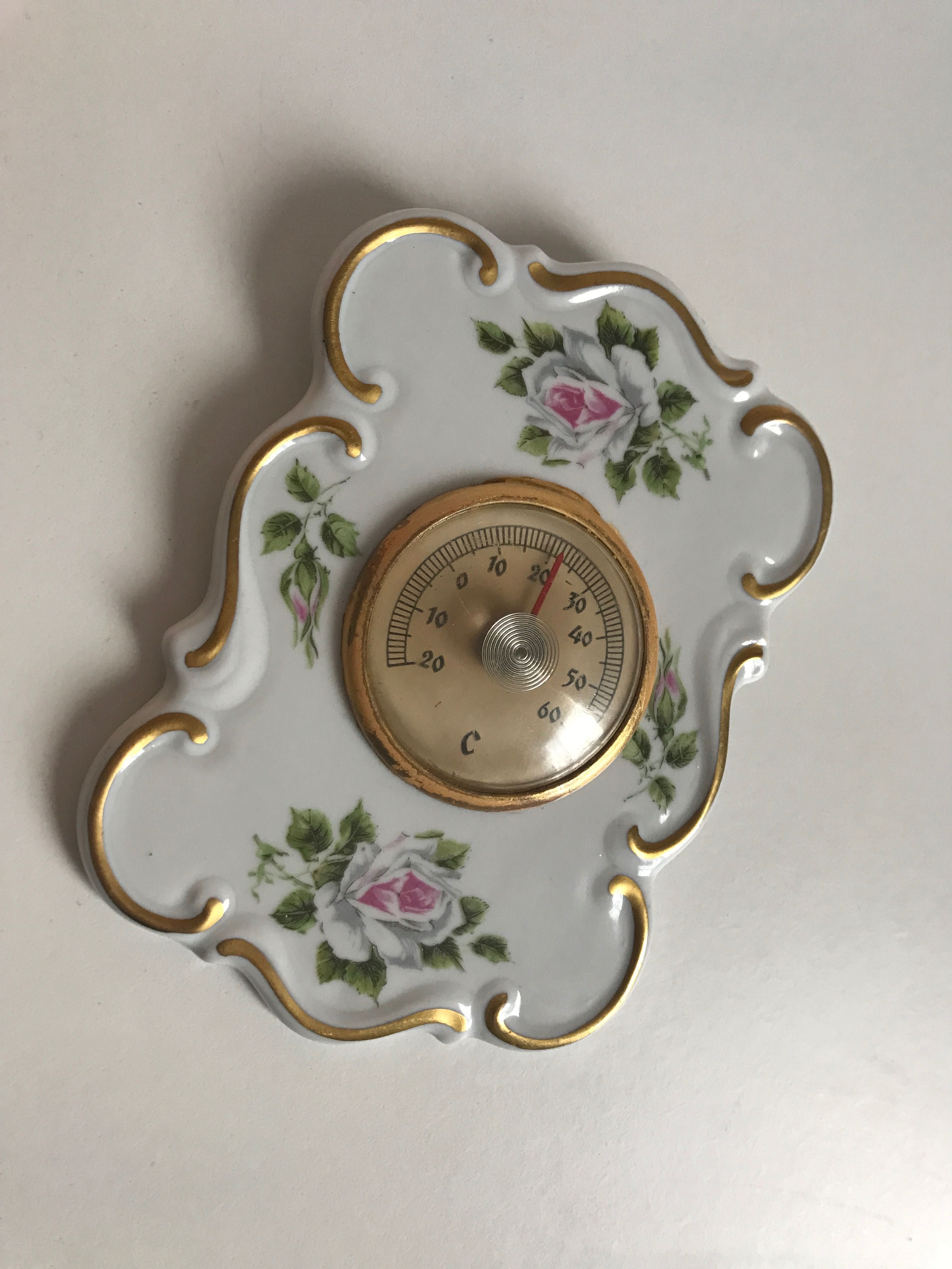 Termometr porcelaine Bruxelles. Antyk