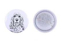 Cocker spaniel amerykański przypinka z psem mała Art-Dog