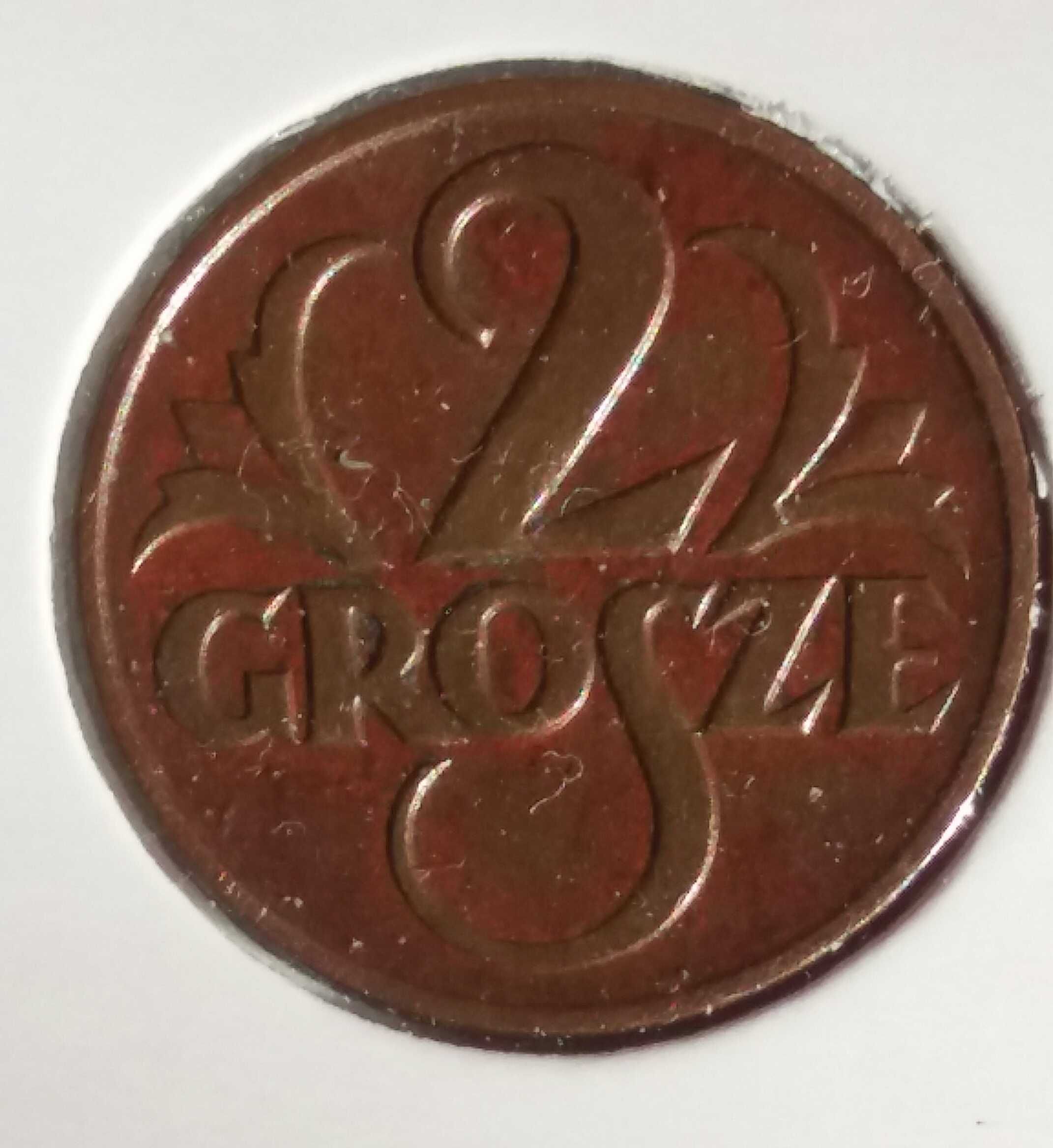 D M270,, starocie wyprzedaż moneta 2 grosze 1925 Polska holder