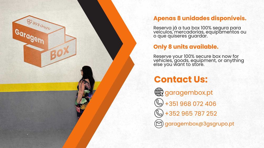 Mini-armazéns e Garagens em Portimão 30m2 – espaço amplo e seguro!