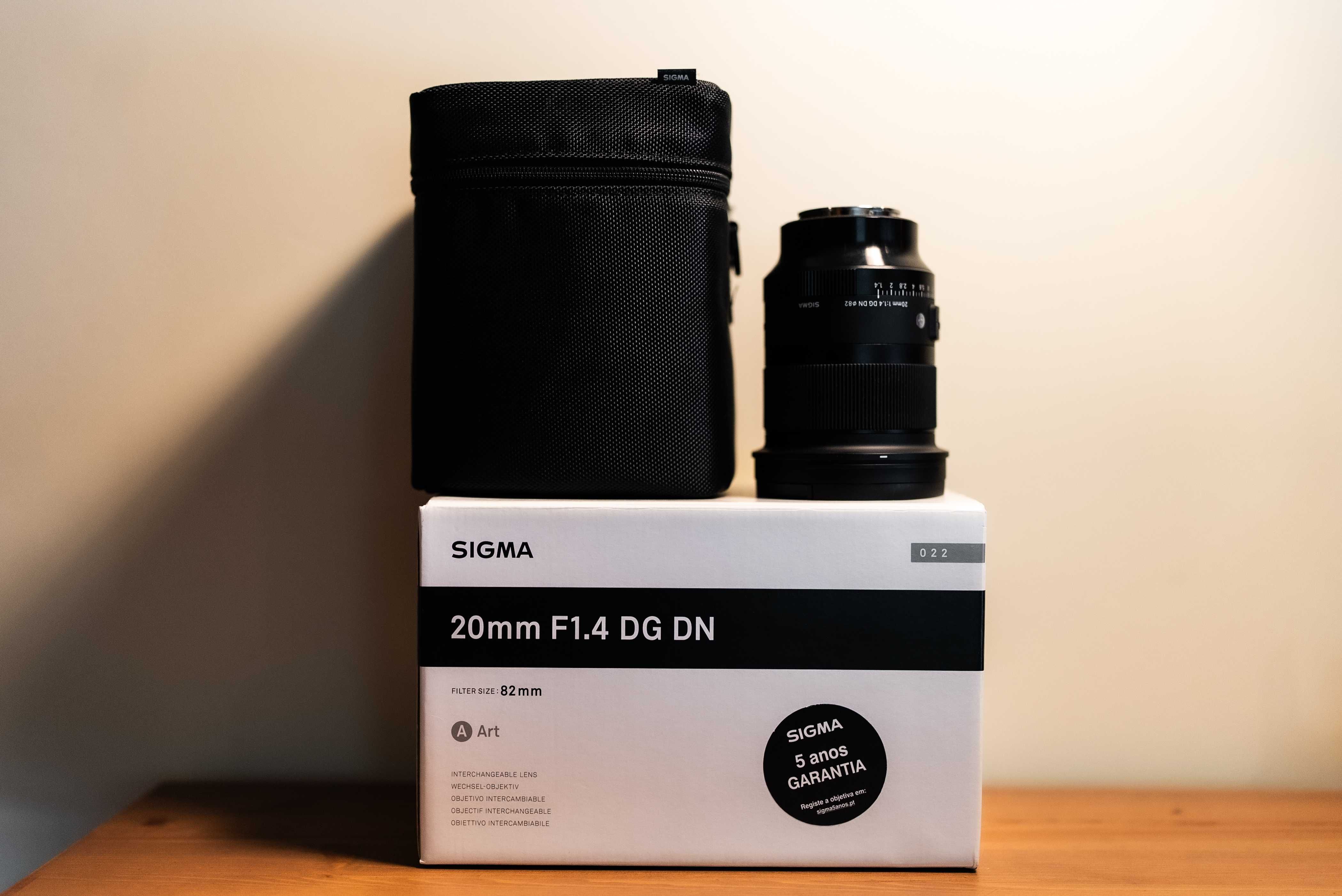 Sigma Art 20mm 1.4 DG DN para Sony E Mount