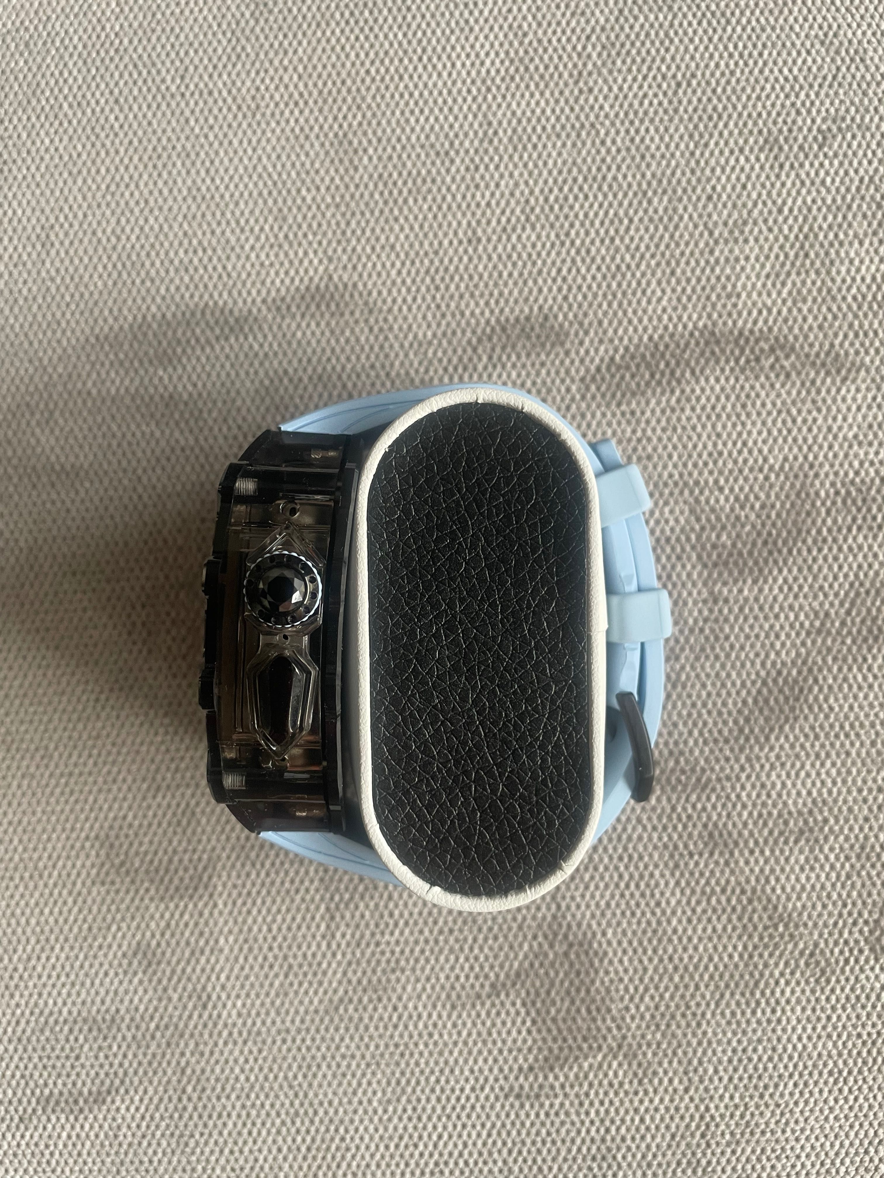 Apple Watch Ultra 2 etui na zegarek metalowo sylikonowe 49 mm