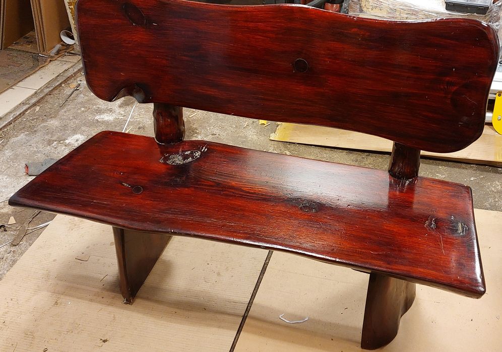 Ławka drewniana ręcznie robiona