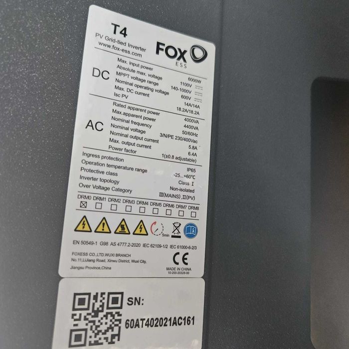 Inwerter sieciowy / Falownik FoxESS T4 G3