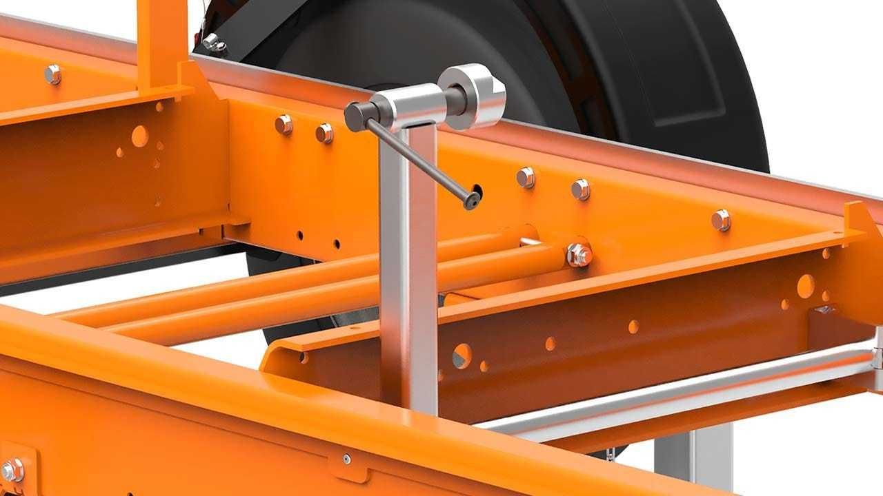 Trak Taśmowy elektryczny Przewoźny LT15START MOBIL koła Wood Mizer