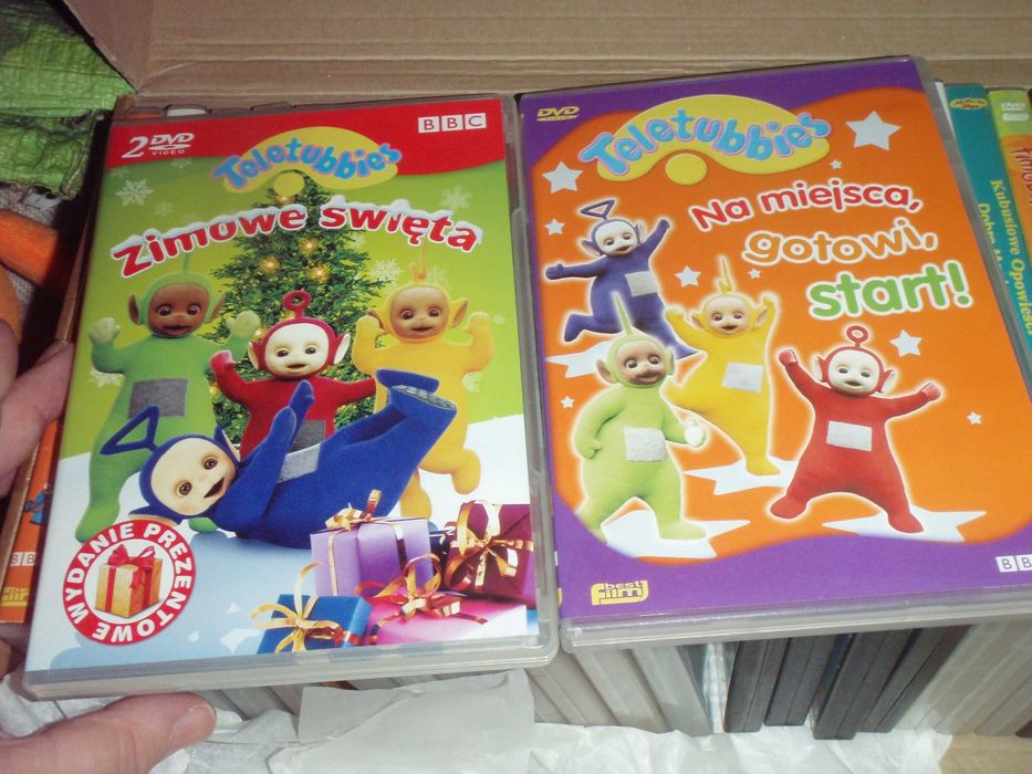 TELETUBISIE maskotki, figurki bajki DVD i inne
