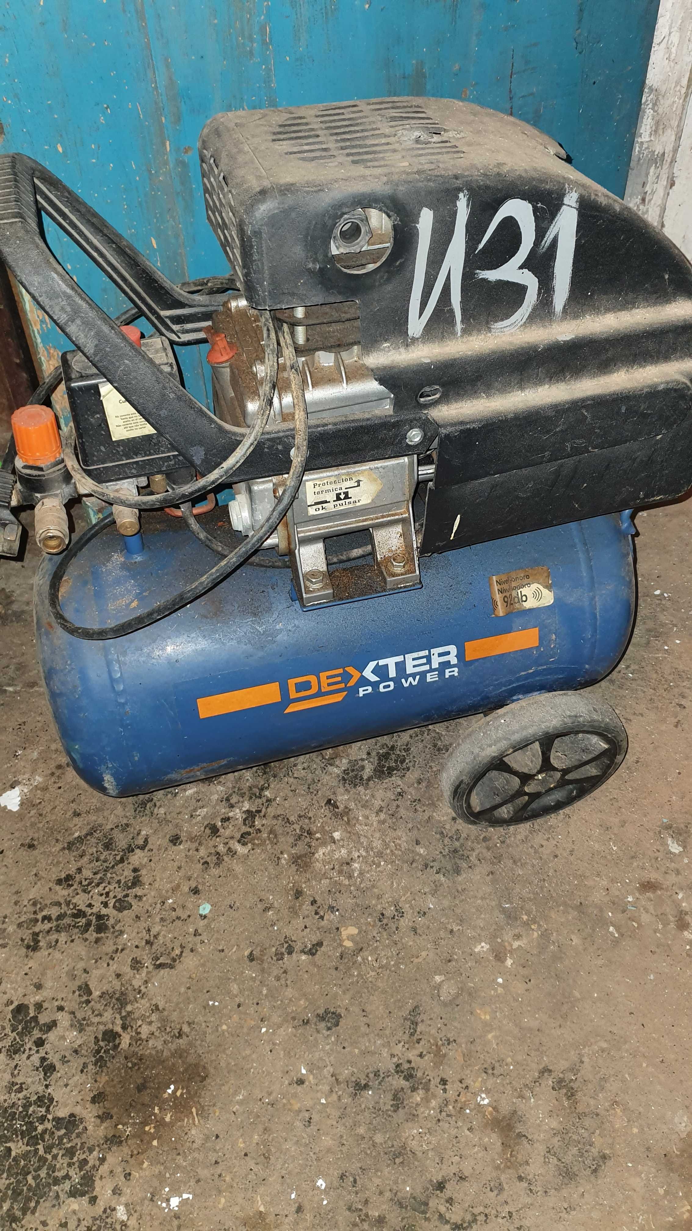 Compressor com óleo 24 L 2 CV 1500 W 10 bar Dexter