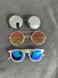 3 pary okularów przeciwsłonecznych