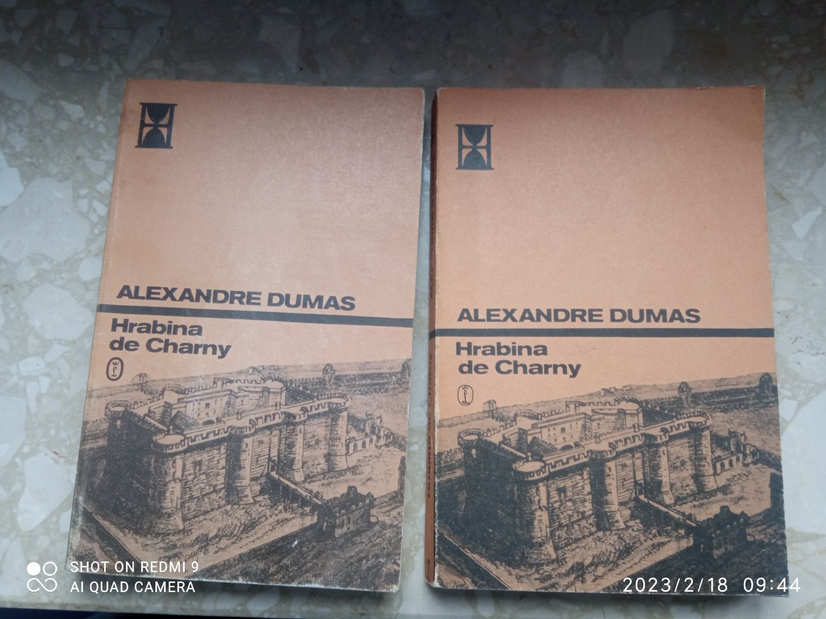 Książka Hrabina de Charny autor A.Dumas Dwa tomy