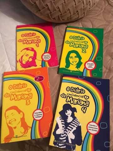 Conjunto 4 Livros do Diário Confidencial de Mariana (1, 2, 3 e 4)