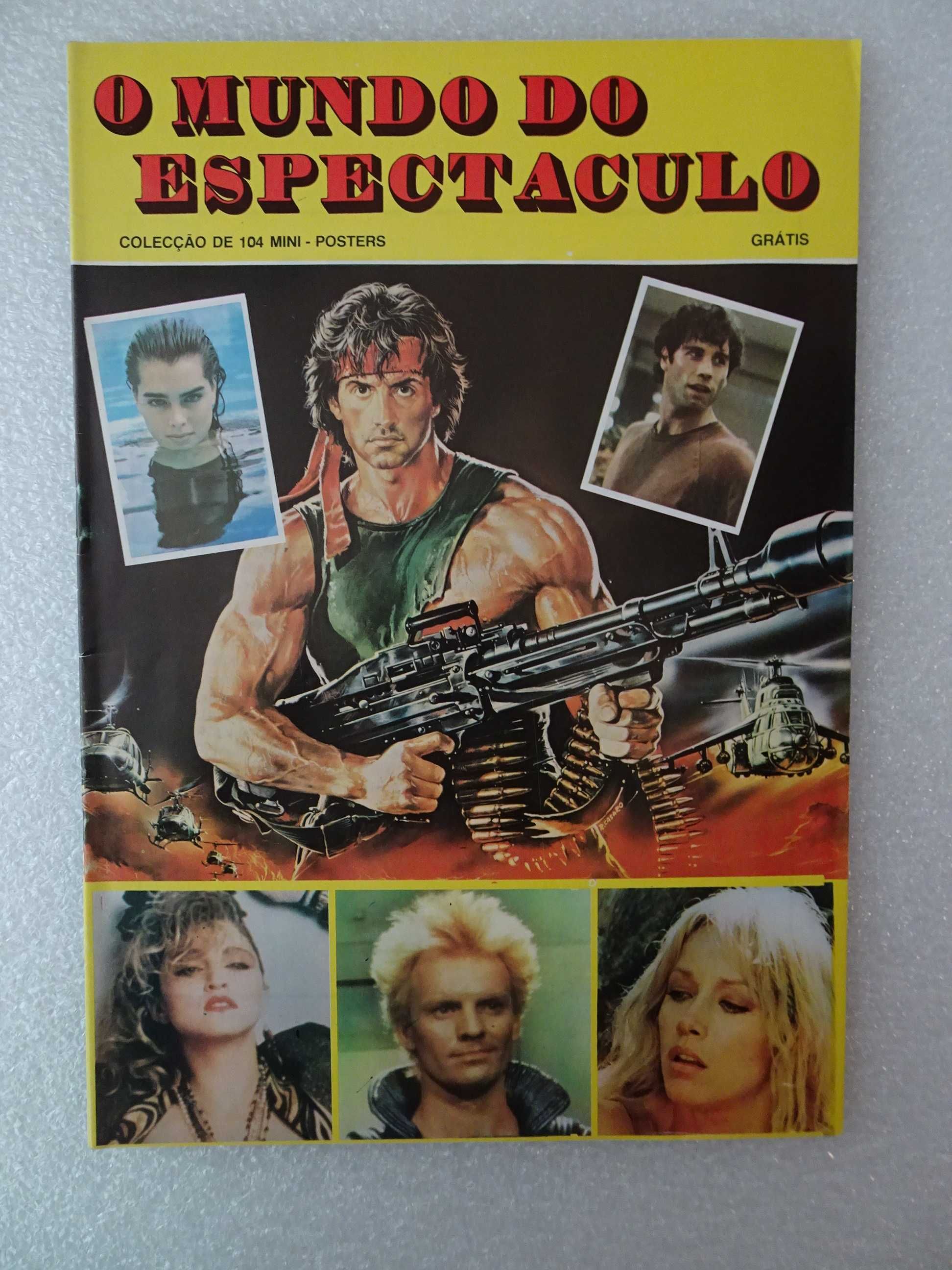 Caderneta de cromos vazia O Mundo do Espectáculo