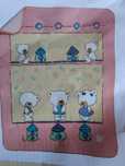 Cobertor para cama bebé cor rosa.