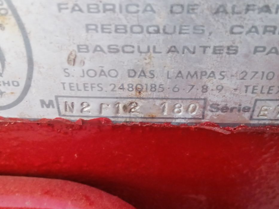 Charrua com 2 ferros de 12 polegadas Galucho Almeirim.