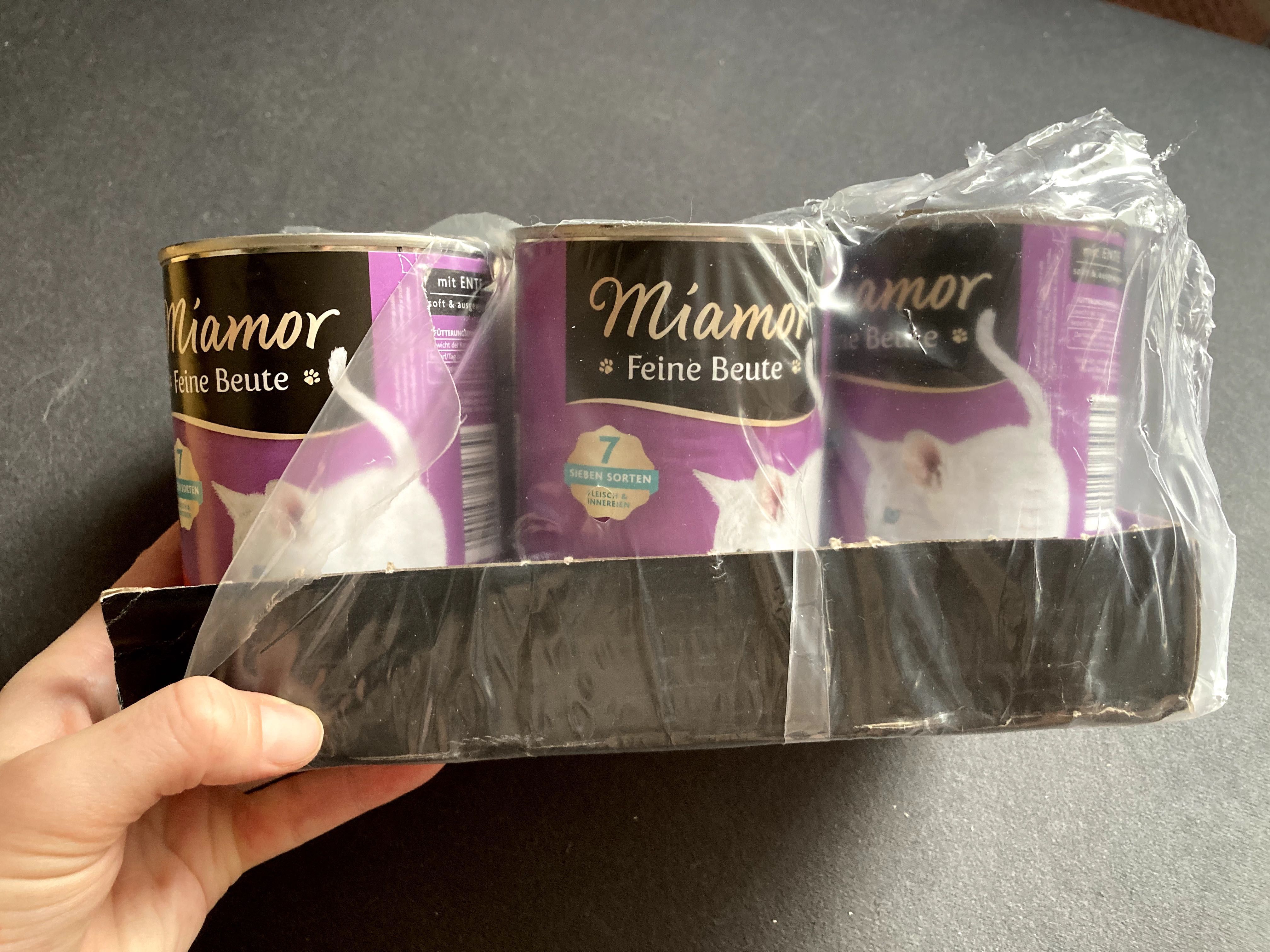 Mokra karma dla kota: Miamor x 5 + Feringa.