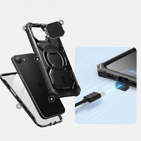 Supcase Iblsn Armorbox Mag Magsafe Iphone 16E Black