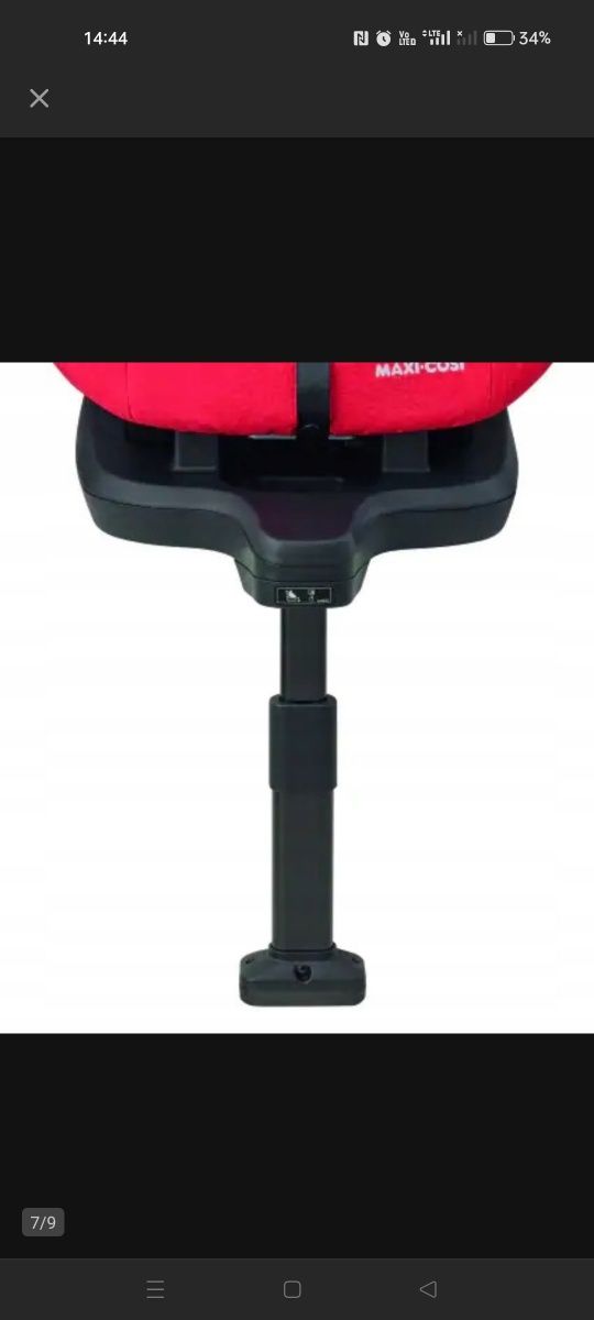 Fotelik samochodowy maxi Cosi Tobifix z systemem ISOFIX 9-18kg 25kg