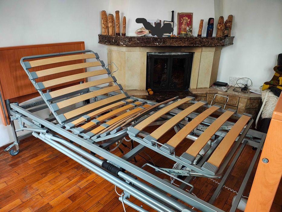 Łóżko rehabilitacyjne SWING przechylane obustronnie + dodatki