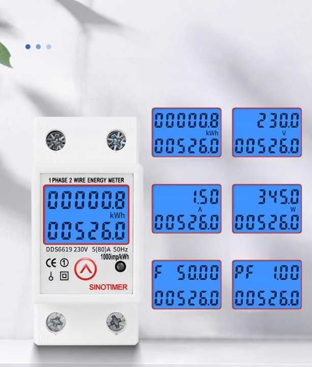 licznik jednofazowy podlicznik energii prądu 1-fazowy
