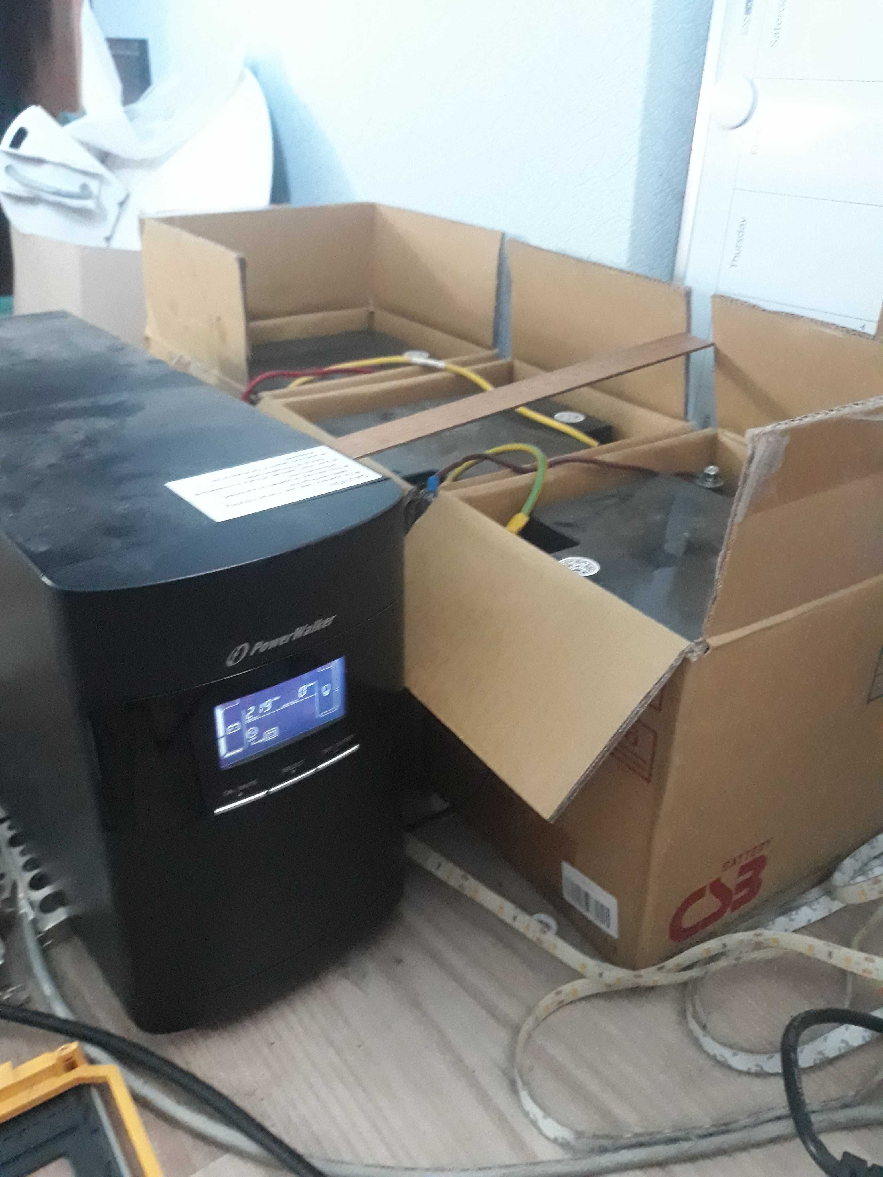 UPS 900Вт с аккумуляторами синус под котел. CSB 1440Вт гарантия
