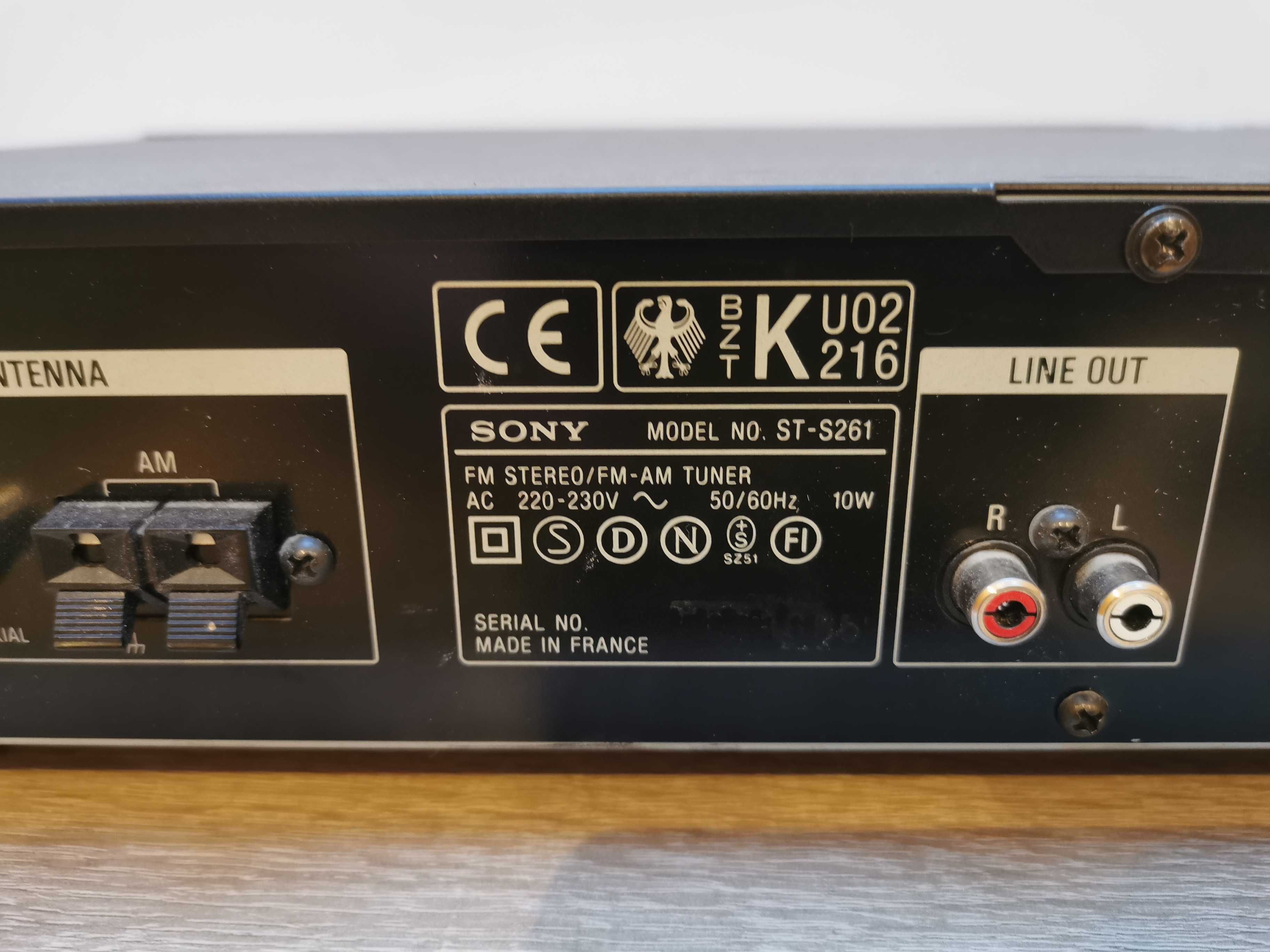 Tuner radiowy : SONY ST-S261