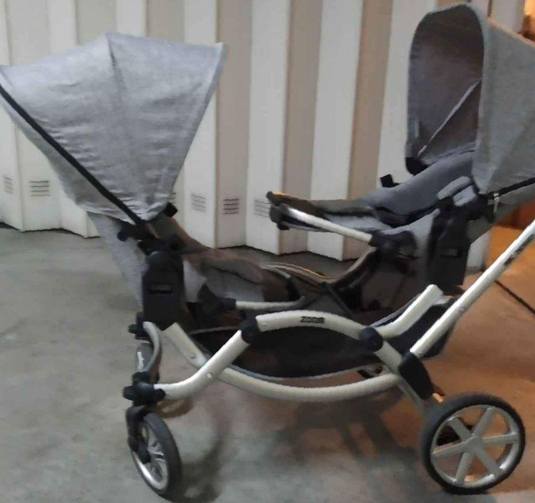 ABC design zoom gêmeas com isofix e capa babycoque - tudo incluído