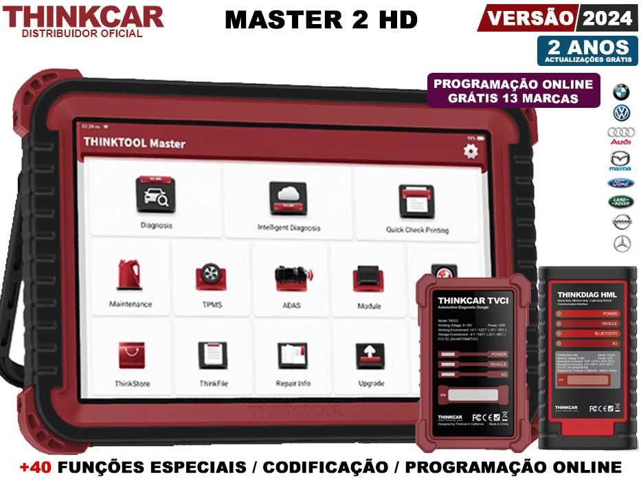 ThinkCar HD KIT Diagnóstico OBD Pesados 24V + Kit Adaptadores (NOVO)