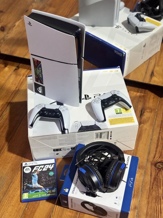 Playstation 5 1TB completo acessorios + jogos