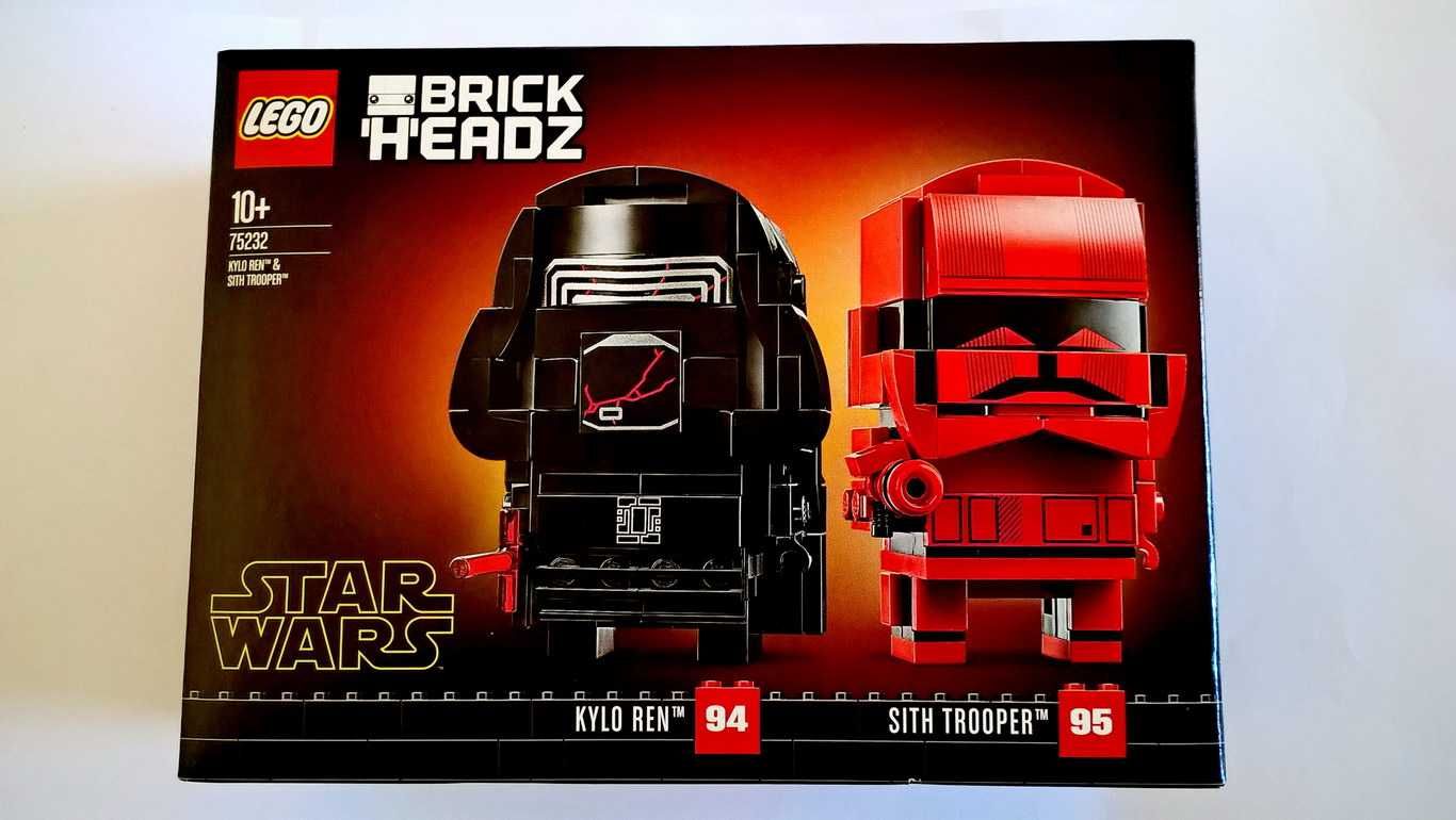 Lego Star Wars 75232 Kylo Ren & Sith Trooper BrickHeadz selado
