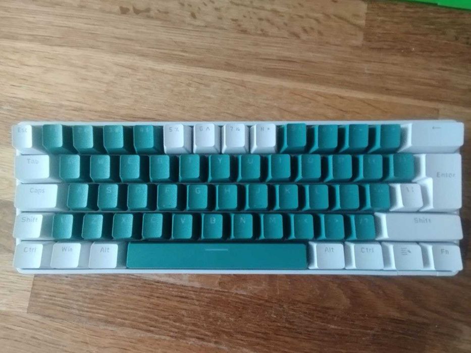 Teclado mecânico ZIYOU LANG T60 interruptores Azuis ENG