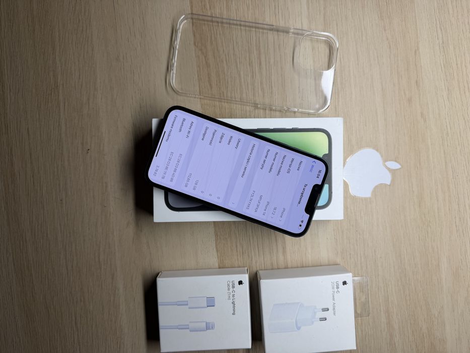iPhone 14 128gb czarny bateria 100% komplet