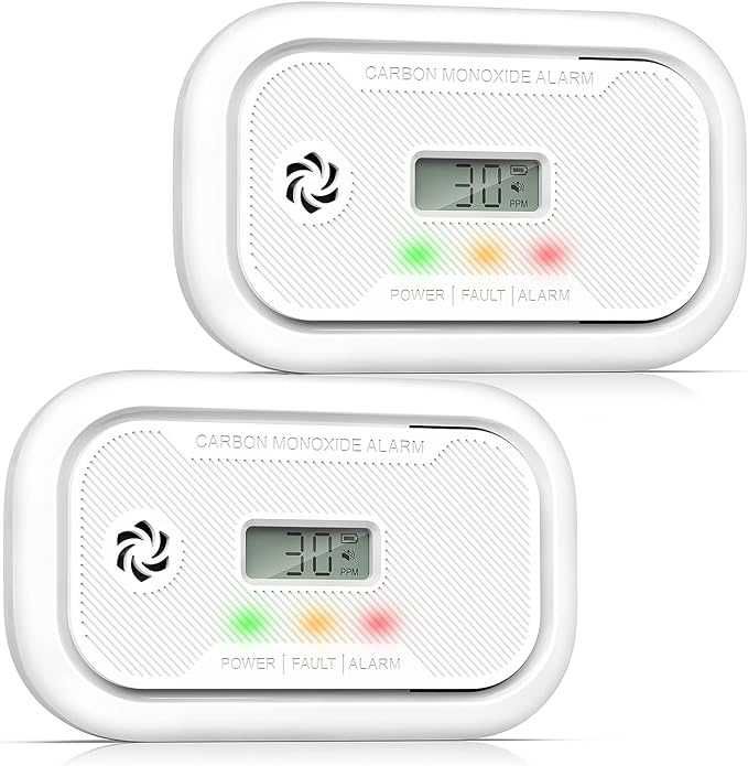 2x Czujnik / Detektor tlenku węgla (tlenku czadu) Putogesafe ZA327