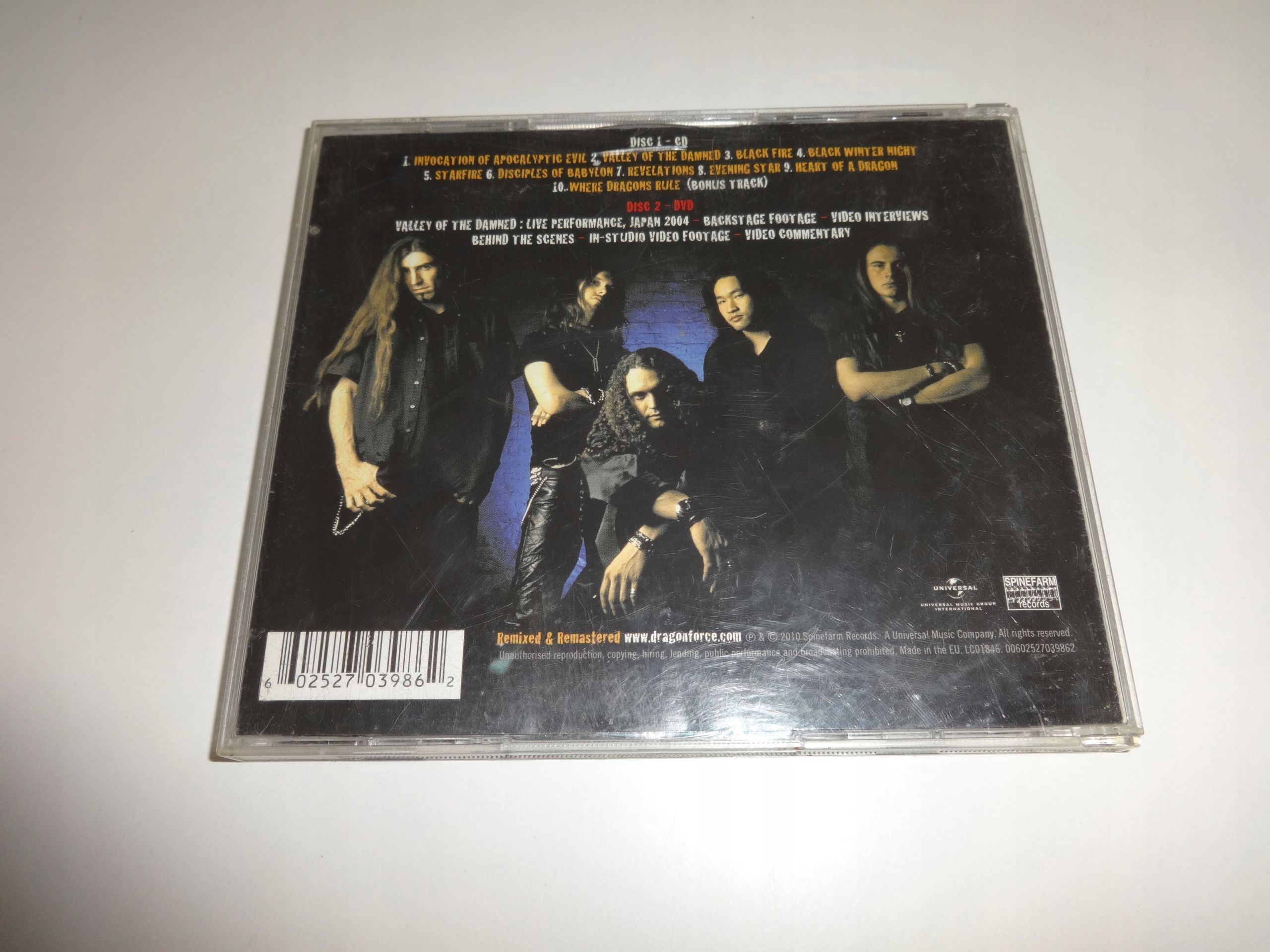 Dragonforce Valley of the Damned CD *
