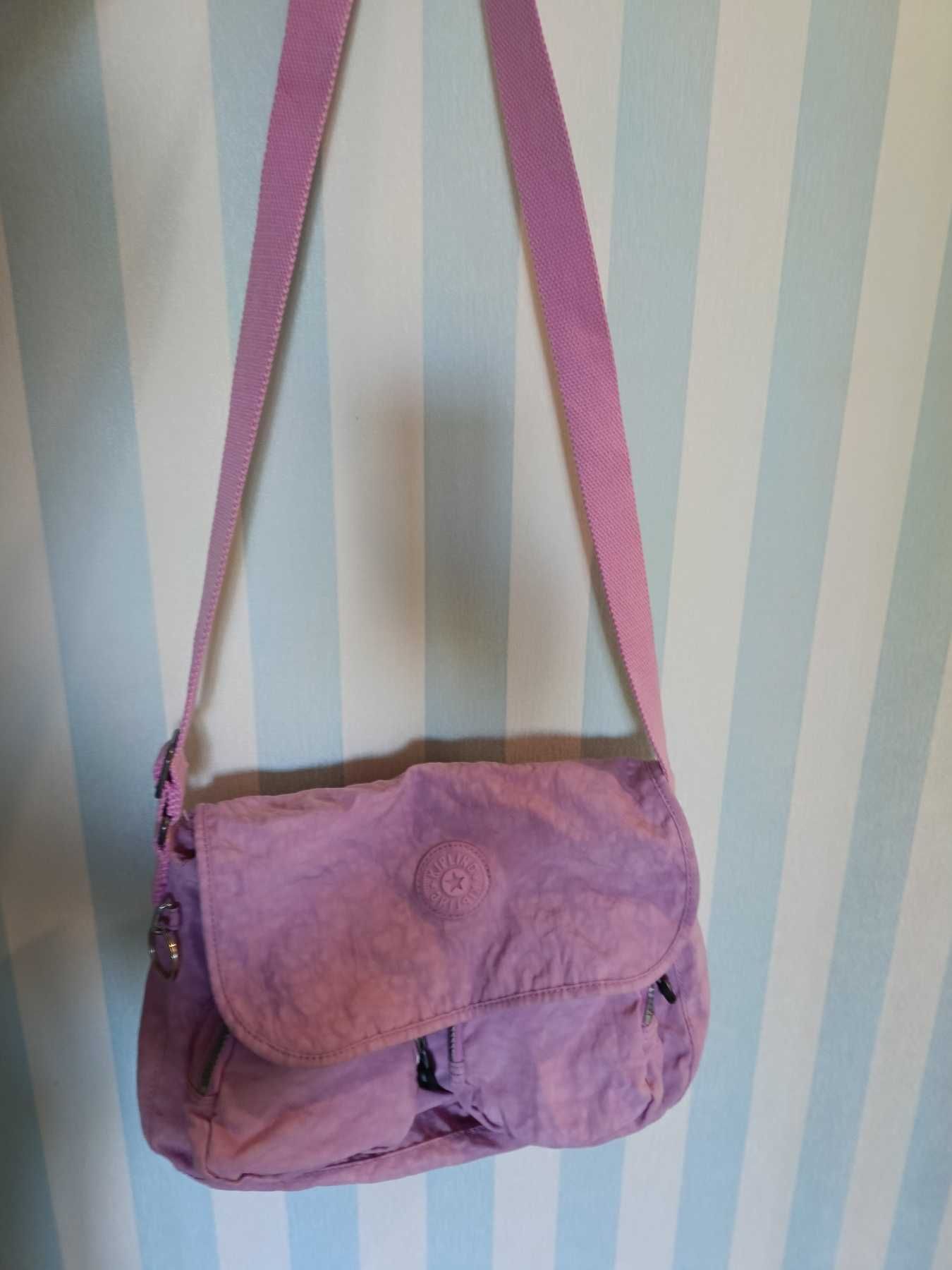Продам рожеву  сумку бренду  Kipling