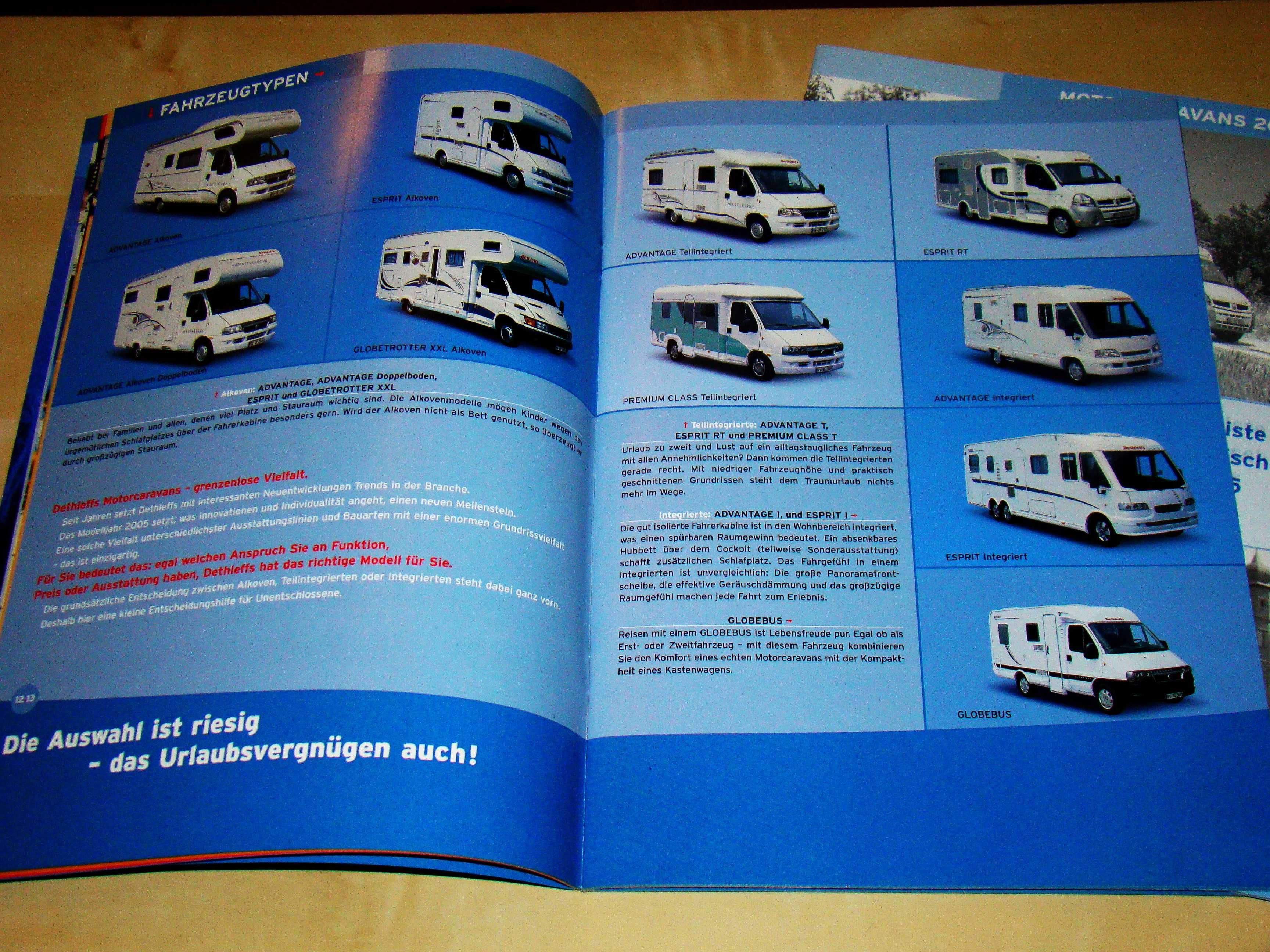 Katalog Dethleffs Motorcaravans 2005