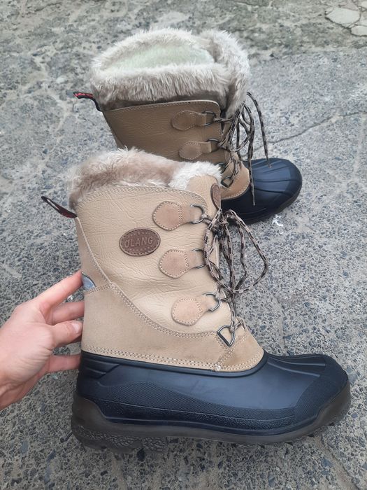 зимние непромокаемые сапоги Olang чоботи снегоходы с валенком 40-41