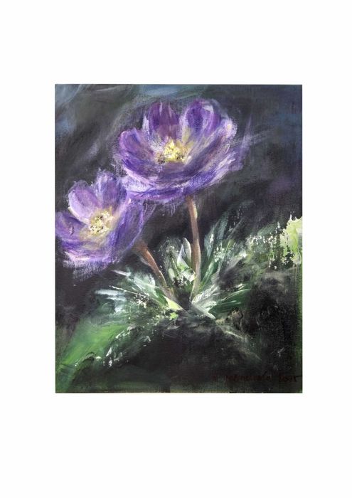 Obraz ręcznie malowany - Akryl - 24x30 - Płótno (deska malarska)