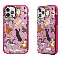 Case Etui na IPhone 11 pro Casetify Różowy Koty