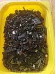 Lego mix czarne 1,5kg