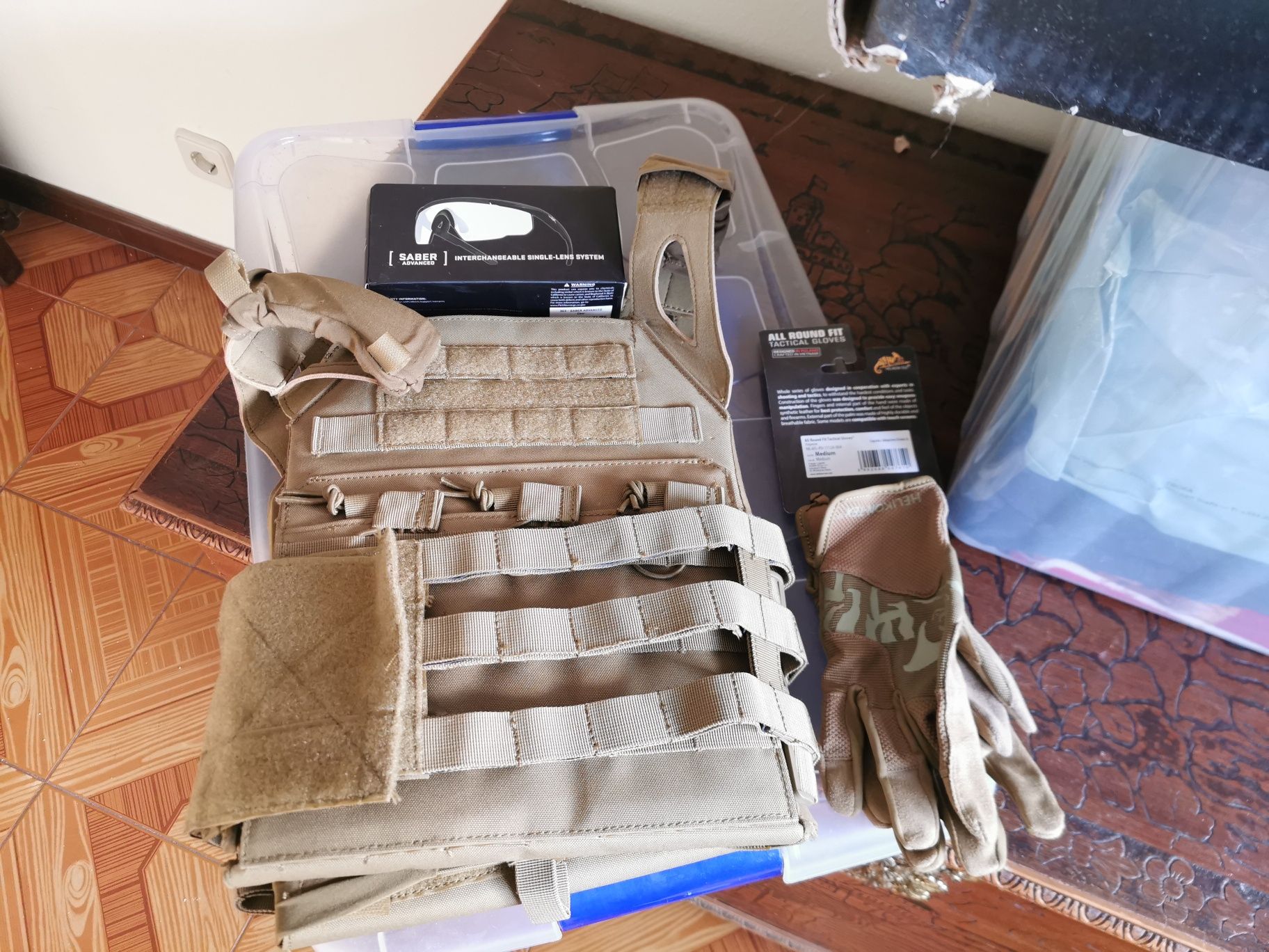 Material de airsoft, tudo novo