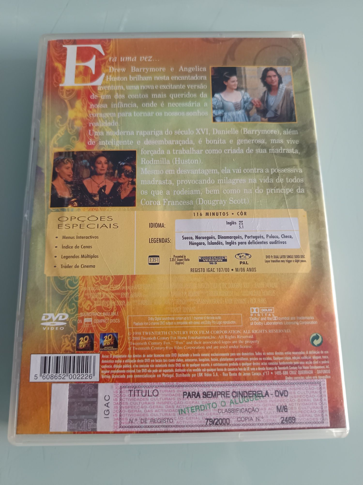 DVD para sempre Cinderela