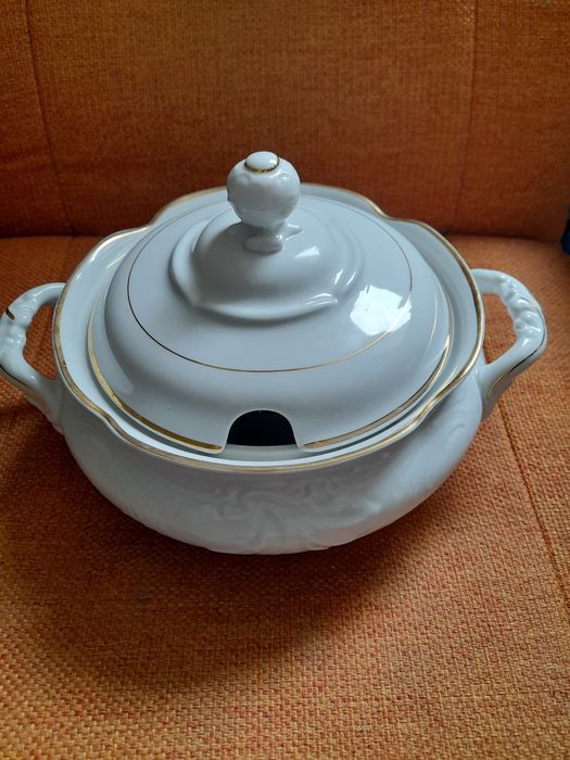 Waza porcelanowa z fabryki Wałbrzych